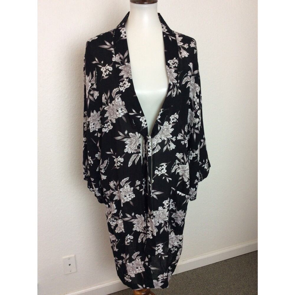 Spiritual Gangster Lingerie Robe Kimono Floral